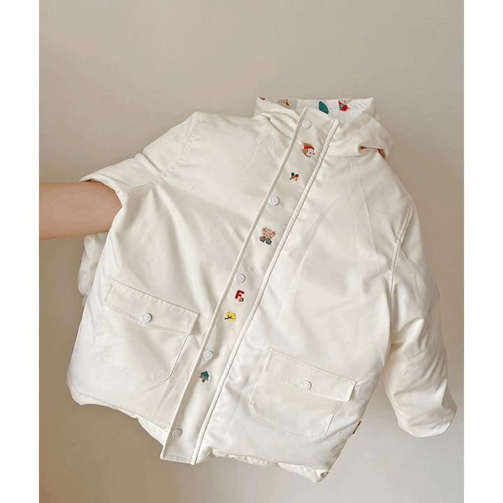 【秋季大促】日系冬季男女宝加潮加厚7连帽外套卡通小熊可爱保暖双