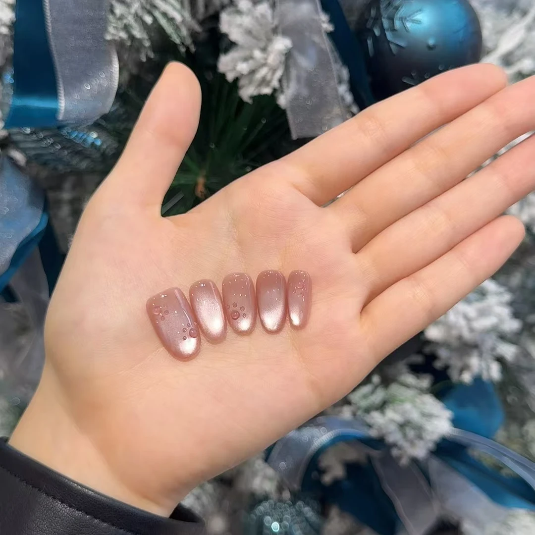 【小猫爪】小末汀显白猫眼手绘猫爪美甲气质简约温柔穿戴甲