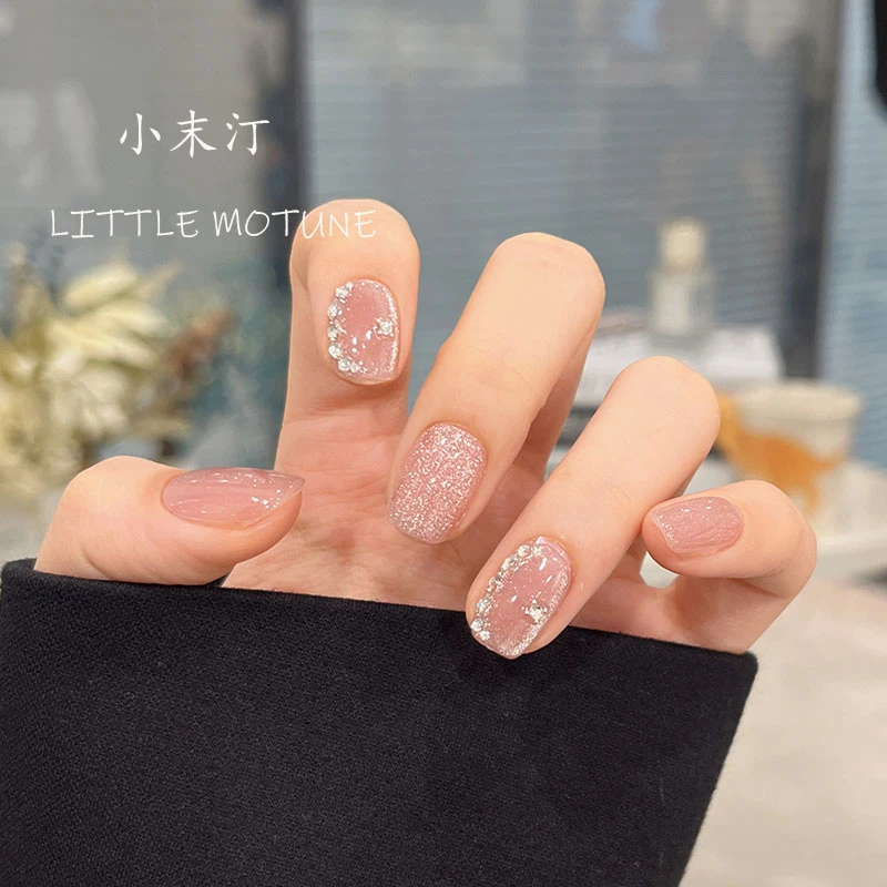 【恋恋笔记】小末汀显白裸色美甲气质简约细闪猫眼温柔穿戴甲