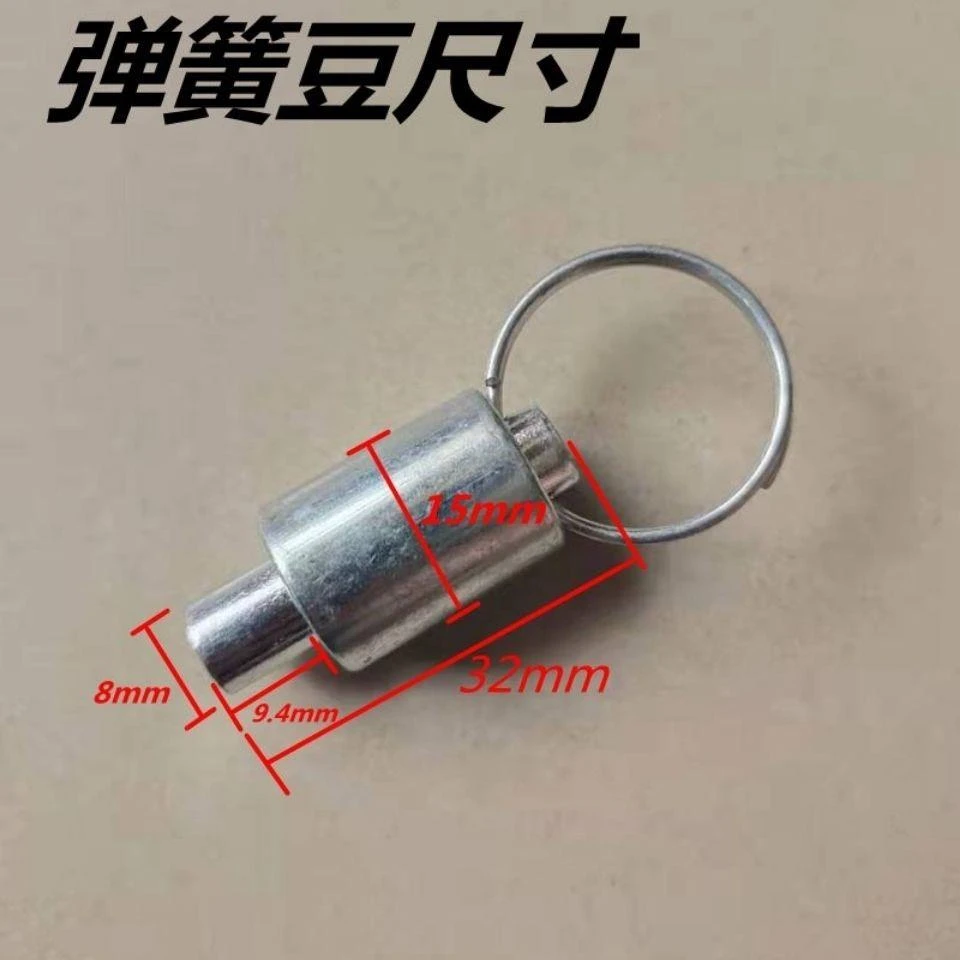 加厚镀锌弹簧豆弹簧销固定器伸缩插销五金配件拉环厂家直销