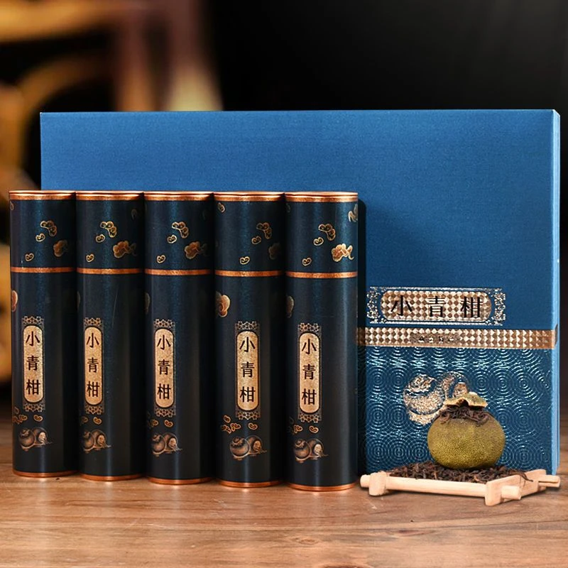 正宗新会小青柑12年宫廷普洱茶小柑橘陈皮普洱茶叶熟茶250g礼盒装