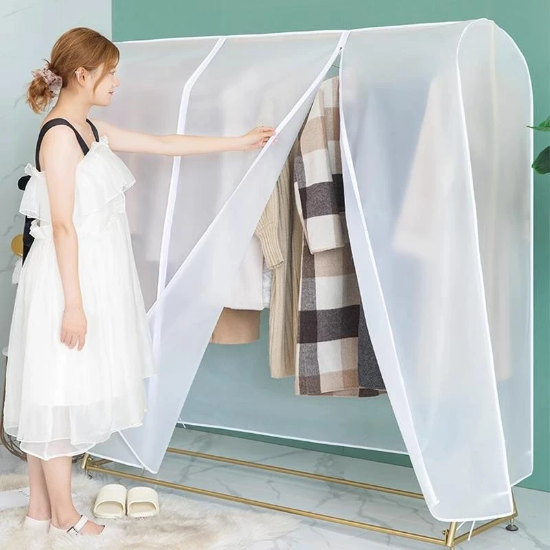 落地衣架防尘罩挂式家用全封闭遮灰尘罩挂衣架收纳衣物衣服防尘袋