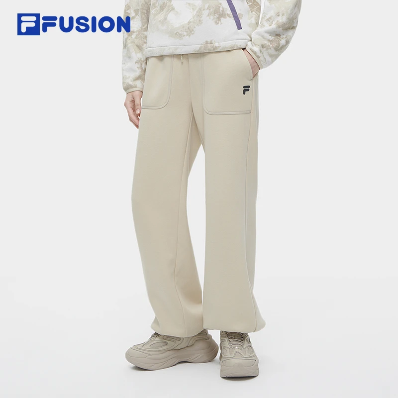 【加绒】FILA斐乐秋冬新品潮流时美拉德风格休闲长裤T11W341602F