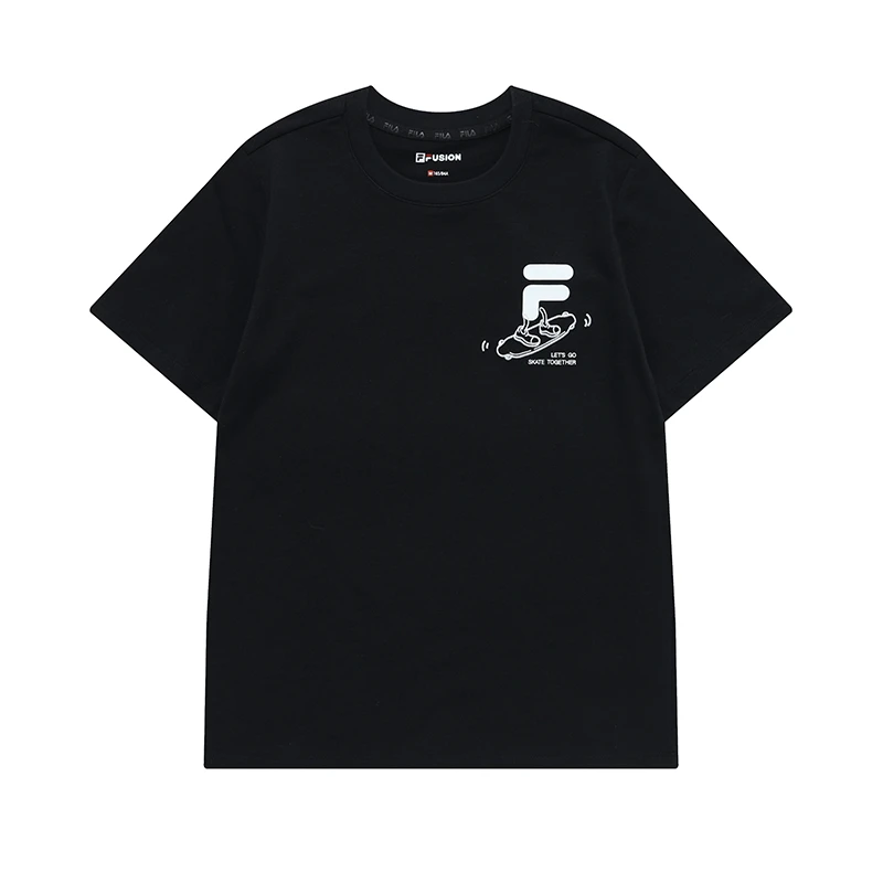 Fila/斐乐女子潮流运动时尚百搭宽松纯棉舒适基础短袖T11W321107F