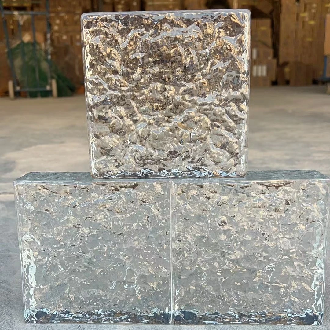 超白实心玻璃砖15*15*5热熔正方形屏风隔断