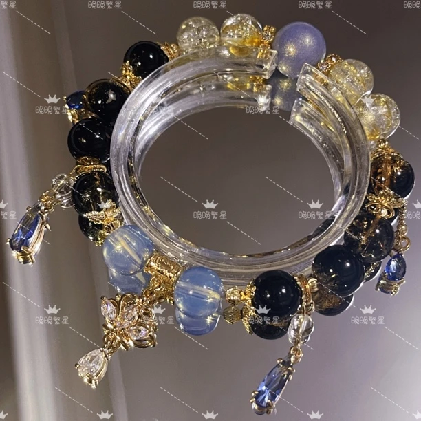 手工串珠｜十二星座系列手链原创设计琉璃手串