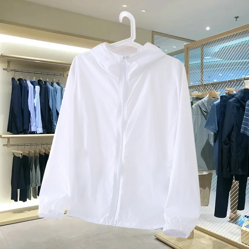 纯色冰丝防晒衣情侣款夏季薄款2025新款遮阳轻薄透气防晒服外套