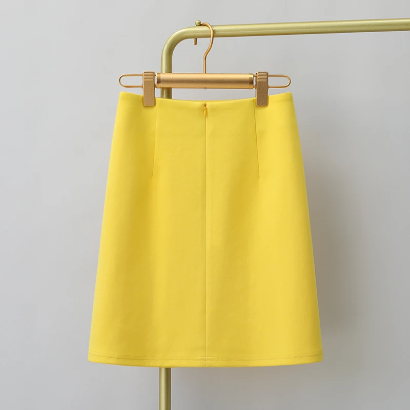 通勤A字短裙半身裙A字显瘦包臀时尚休闲高腰小个子夏季包臀半身裙