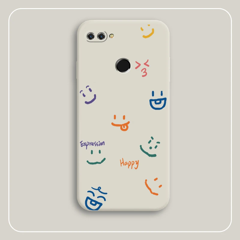 可爱笑脸适用华为荣耀9i手机壳新款荣耀9青春版高级液态硅胶软壳h