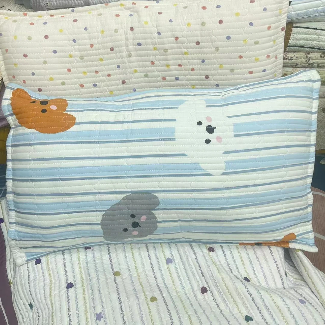 床盖同款枕套一对  印花 柔软 加厚