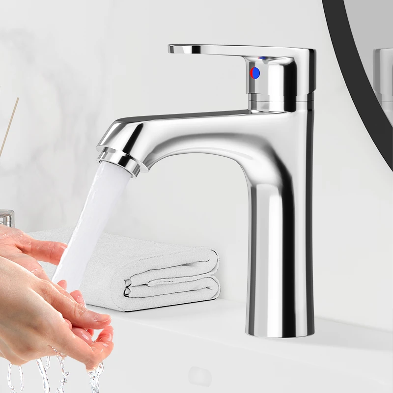 高品质洗手盆洗脸盆水龙头卫生间冷热水面盆台盆家用脸池洗漱台铜