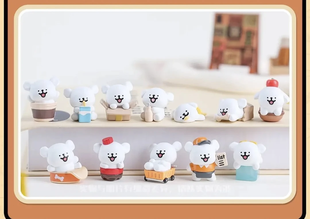 【拆盒】线条小狗便利店系列萌粒潮玩盲盒手办