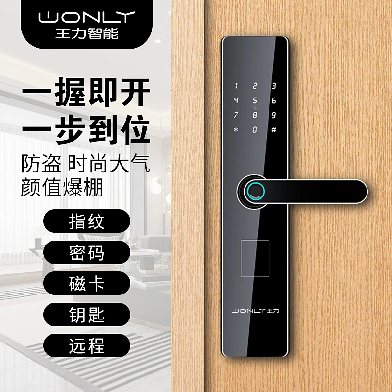 王力KMS001智能门锁  入户门防盗门假锁  装饰副锁
