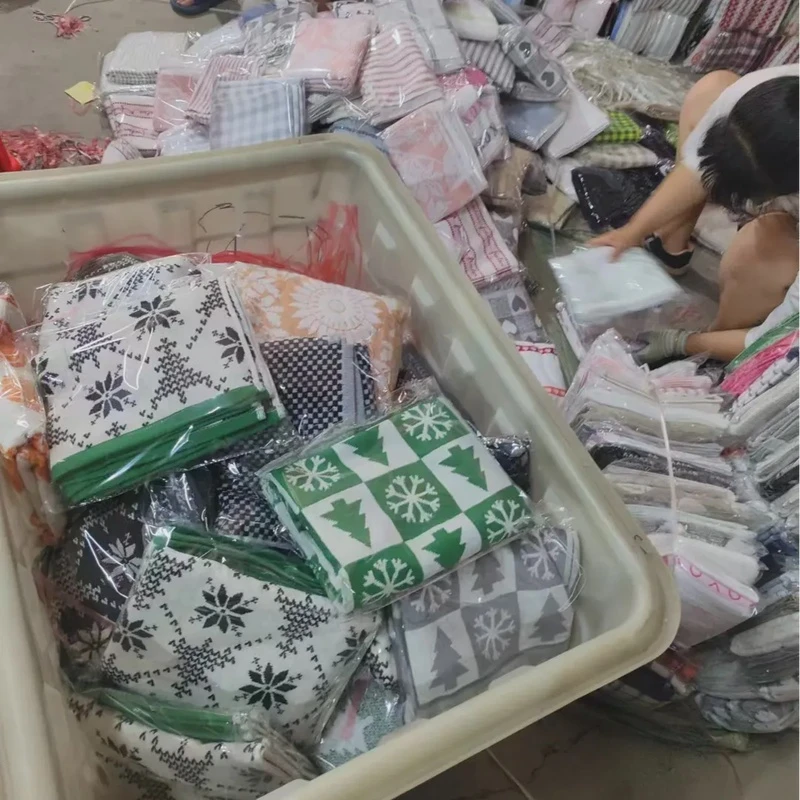 【意能达大能】纯棉枕巾一对/可做毛巾