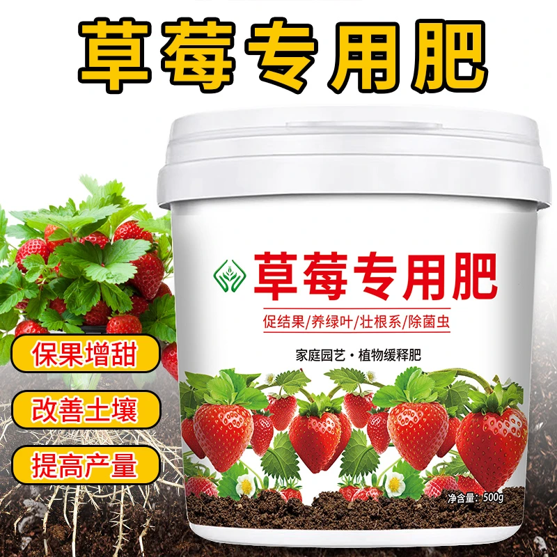 【草莓专用肥料】阳台盆栽水果颗粒缓释肥复合肥有机肥化肥营养底肥