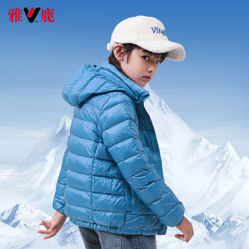 【JEP】雅鹿儿童可脱卸帽时尚小面包男女童羽绒服保暖冬季外套休闲