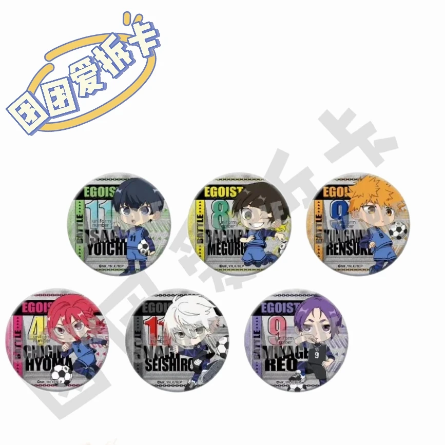 蓝色监狱 文教堂限定 徽章吧唧 BOX BATTLE ver.全6种【拆盒】