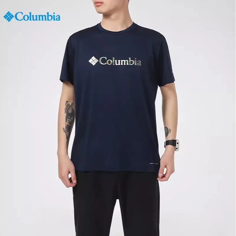 哥伦比亚 Columbia 户外休闲舒适透气圆领短袖速干上衣 AE0543465