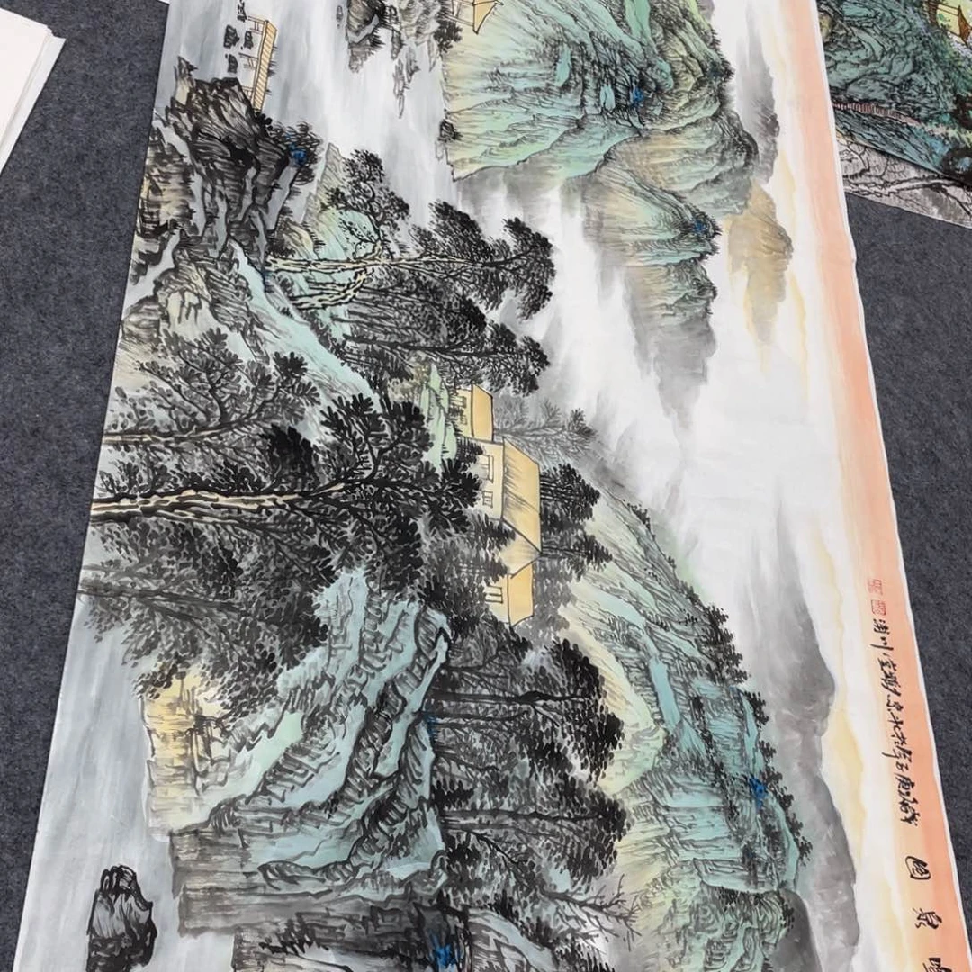 李川浦老师小八尺画心