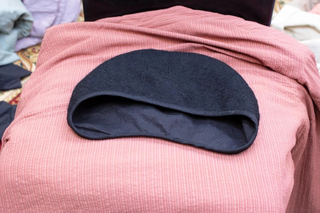 CUYIMINGWU/粗衣名物黑色保暖休闲百搭羊毛毡帽