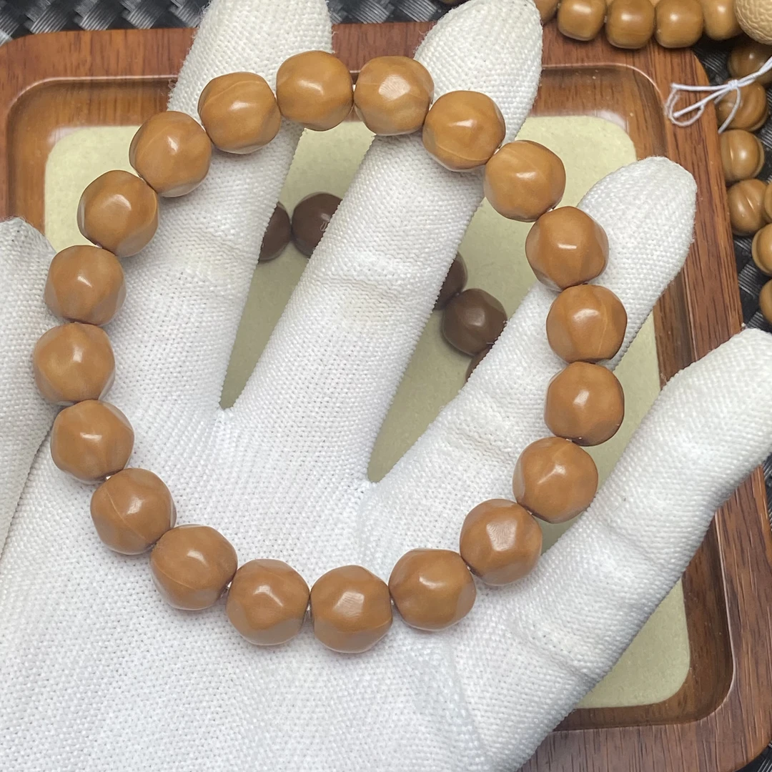 猴头核桃珠串奶酪手串-微瑕