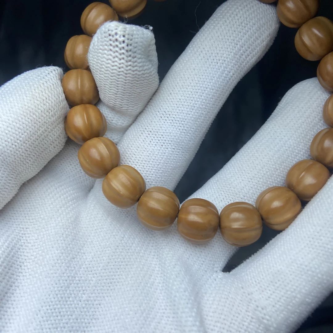 猴头核桃珠串鲨鱼鳍手串雕刻福利款