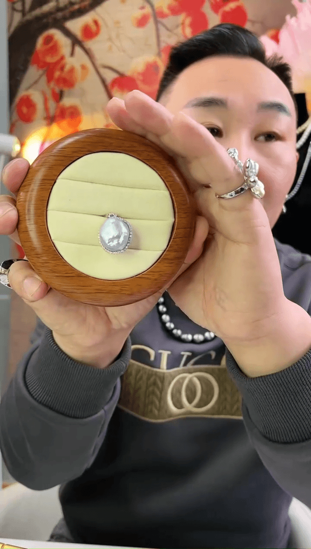 【闪购商品】海水珍珠吊坠银S925镶嵌吊坠