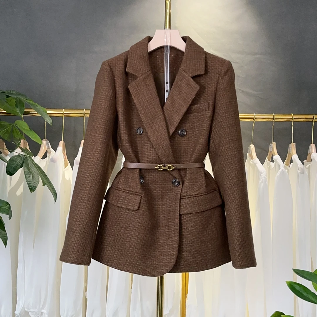 【现货】【RG2532】2024年秋冬新款时尚气质百搭减龄显瘦新款外套