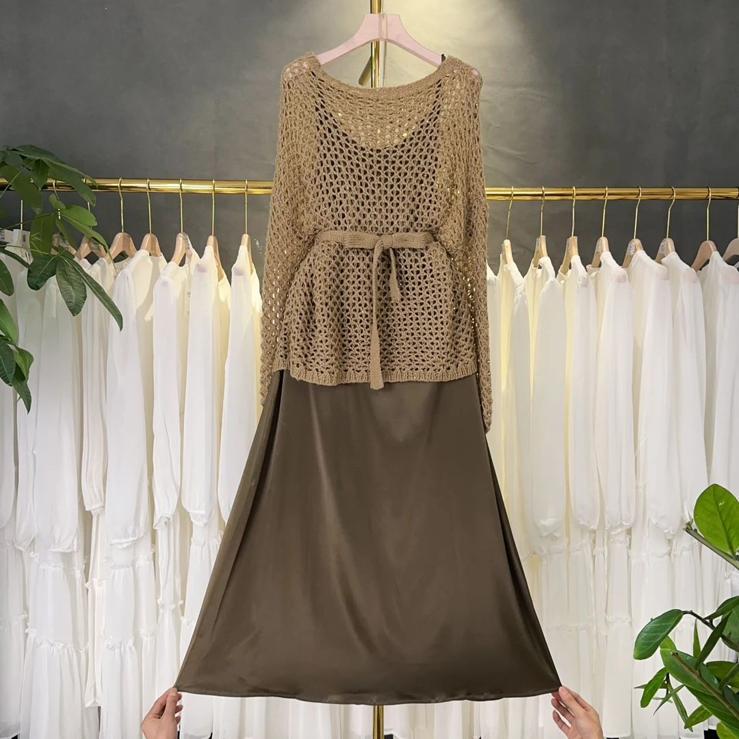 【RG2482】2024年秋冬新款时尚气质百搭减龄显瘦新款连衣裙