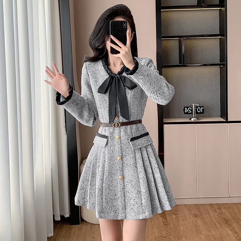 【RG3629】2024年秋冬新款时尚气质百搭减龄显瘦新款连衣裙