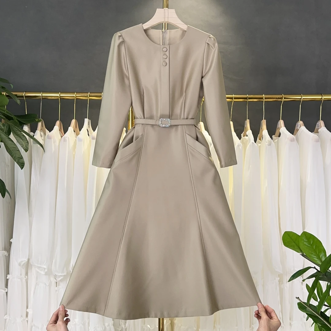 【现货】【RG2212】2024年时尚气质百搭减龄显瘦新款连衣裙