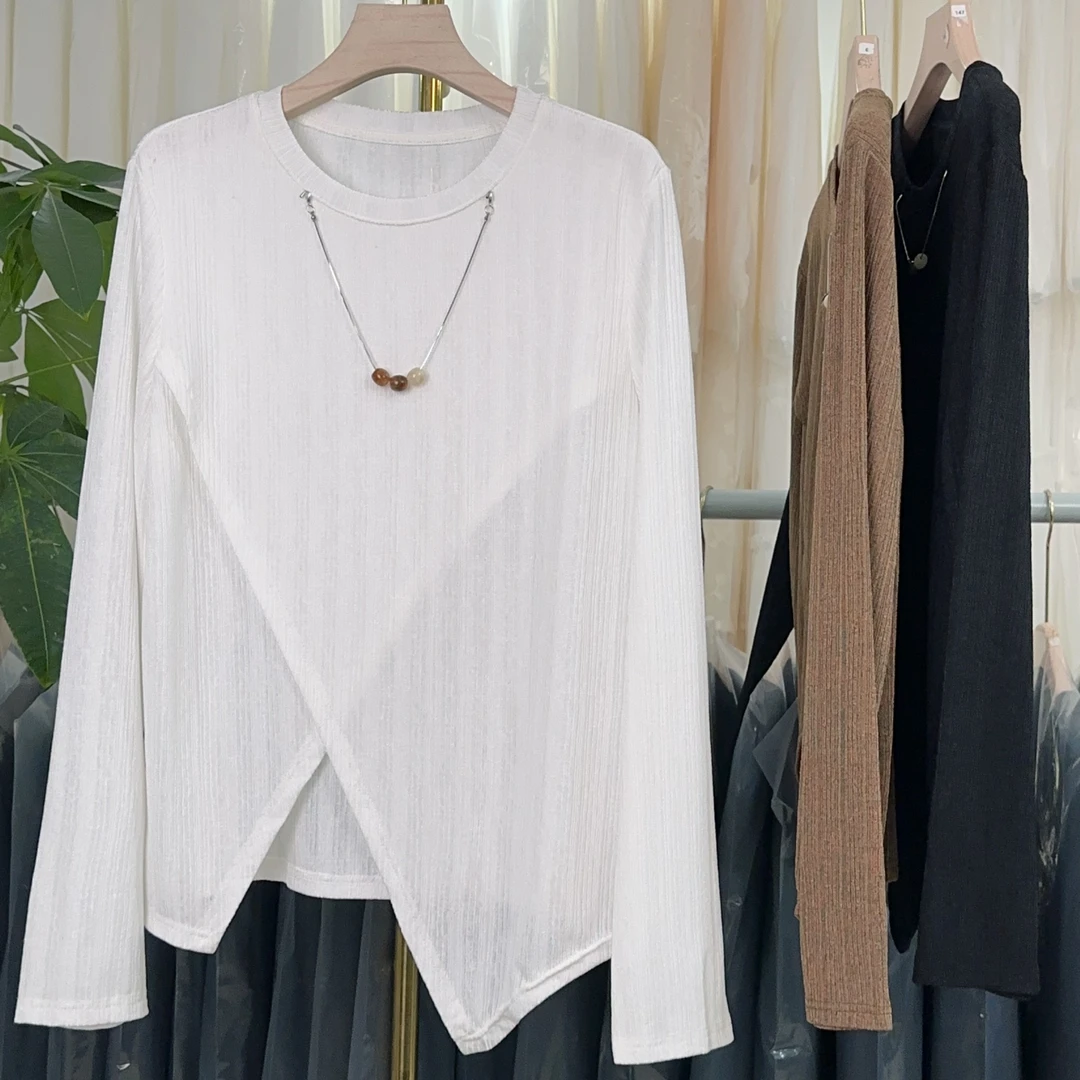 【现货】【RG2080】2024年秋冬新款时尚气质打底衫