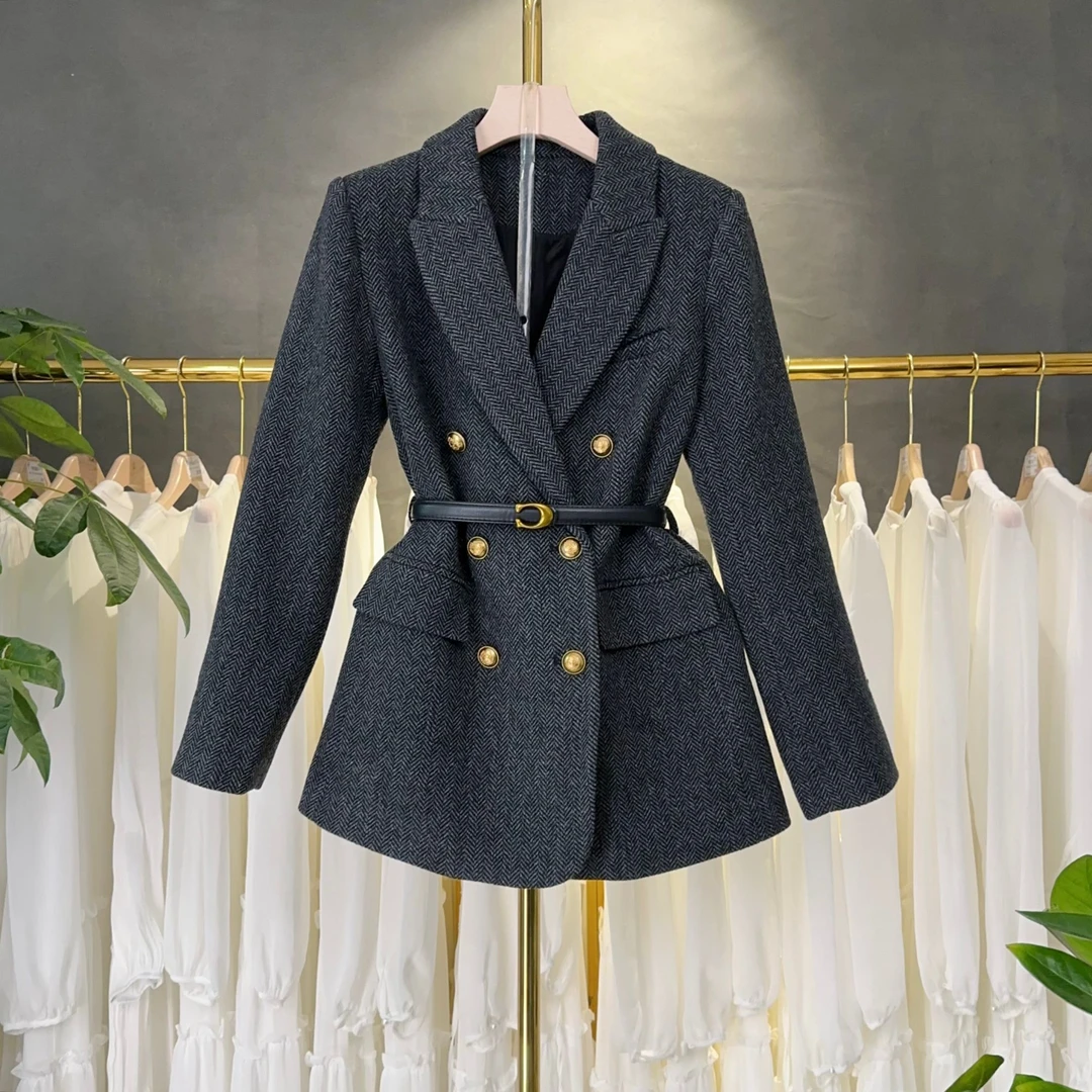 【现货】【RG2563】2024年秋冬新款时尚气质百搭减龄显瘦新款外套