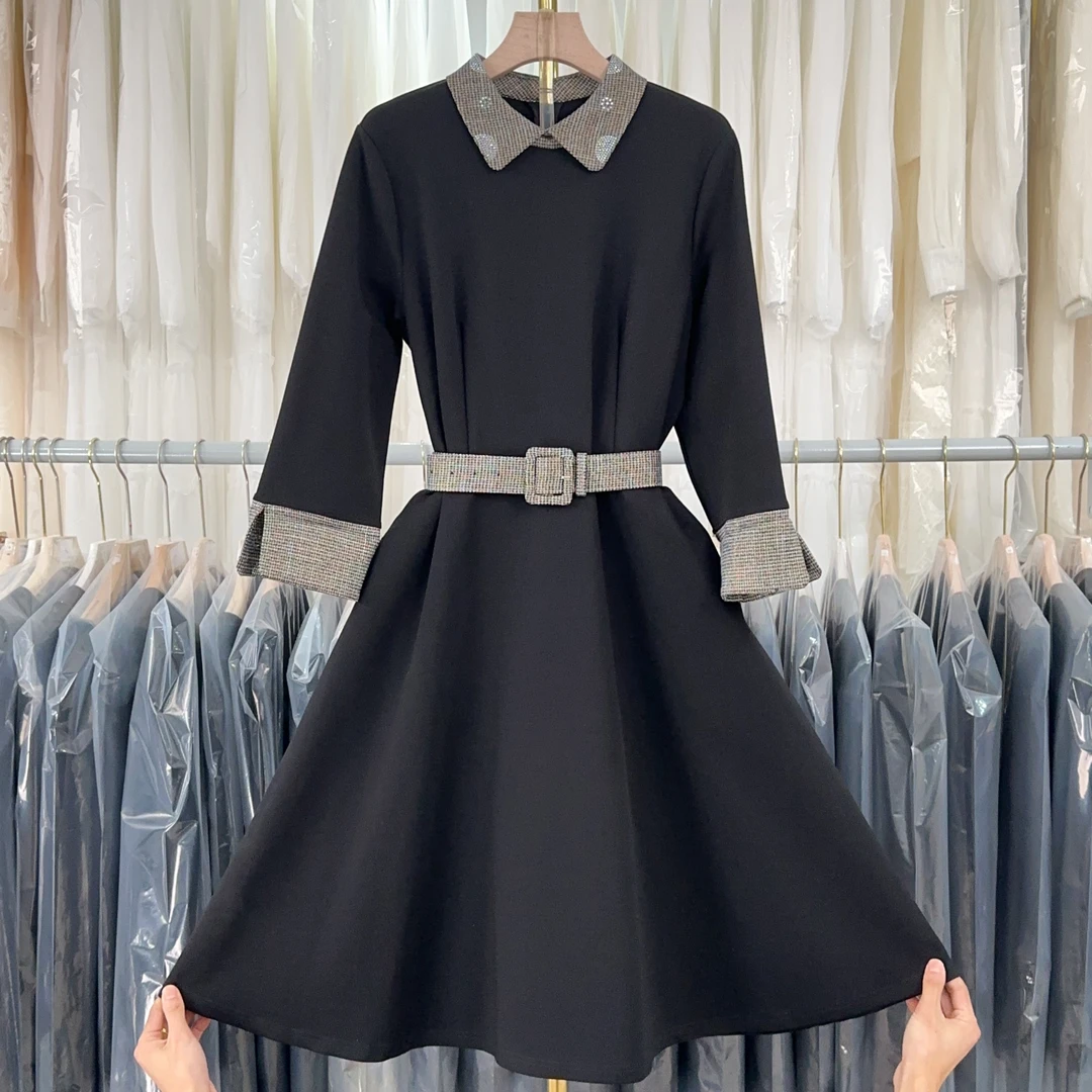 【RG823】2024年秋冬新款时尚气质百搭减龄显瘦新款连衣裙