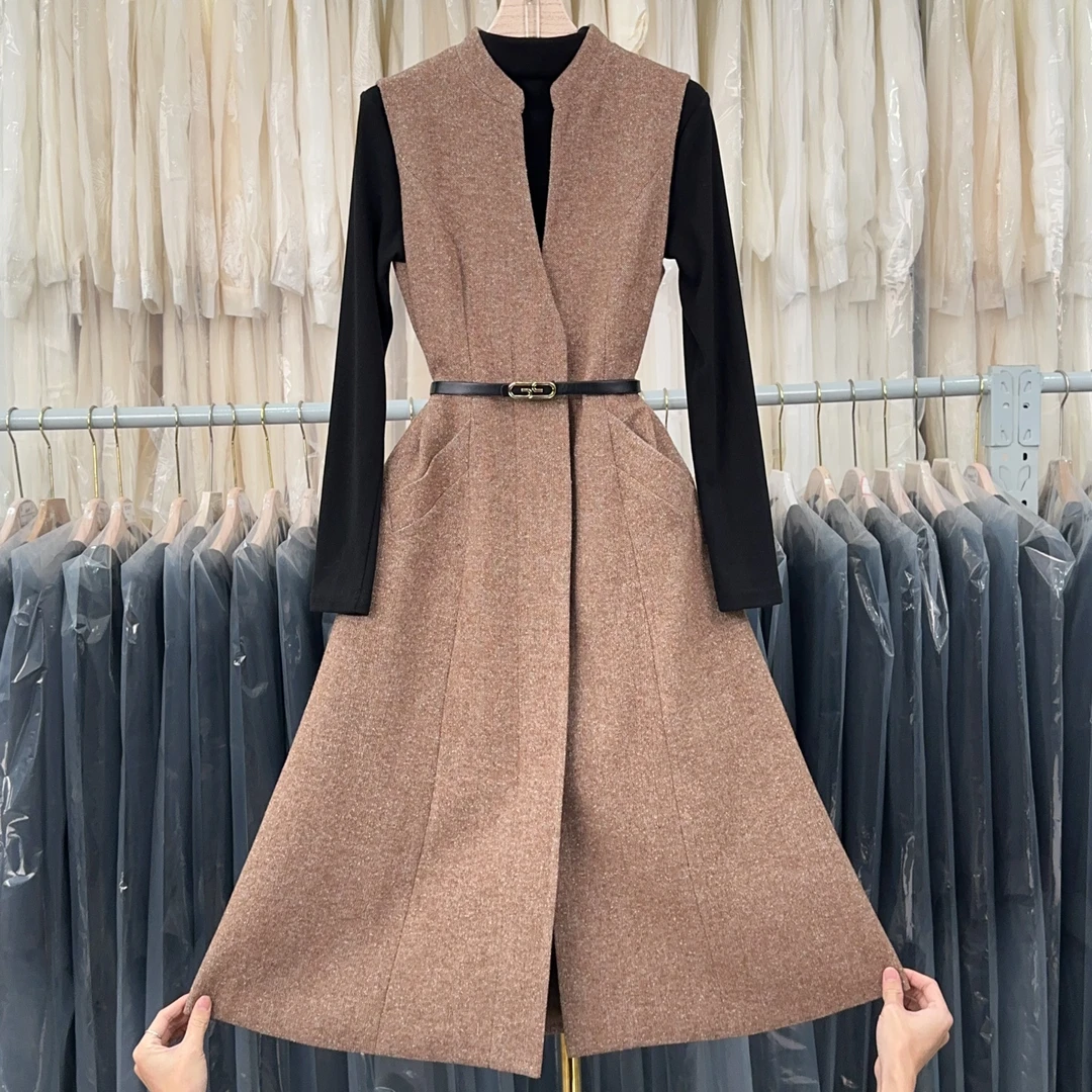 【RG3486】2024年秋冬新款时尚气质百搭减龄显瘦新款连衣裙