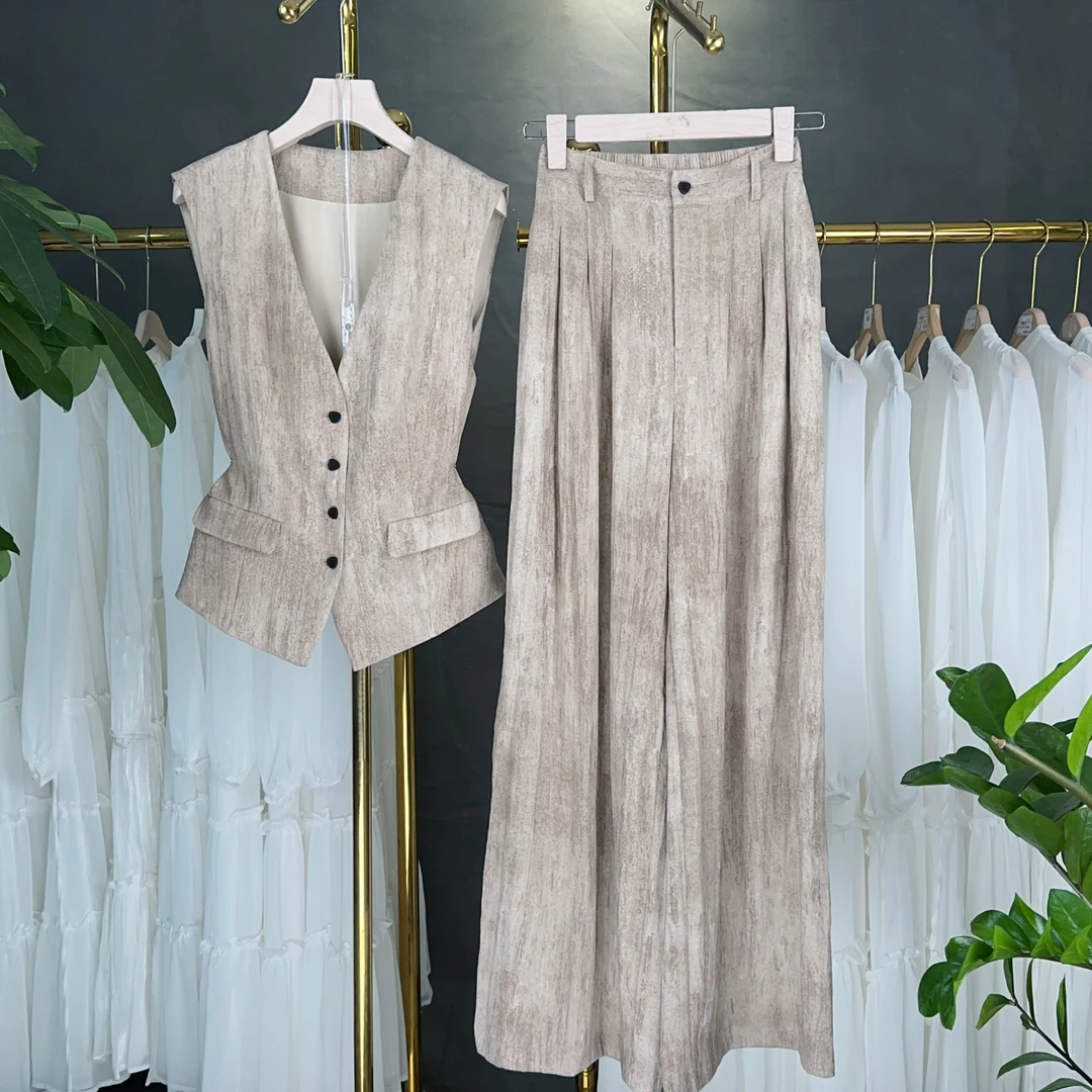 【现货】【RG1777】2024年时尚气质百搭减龄显瘦新款休闲套装