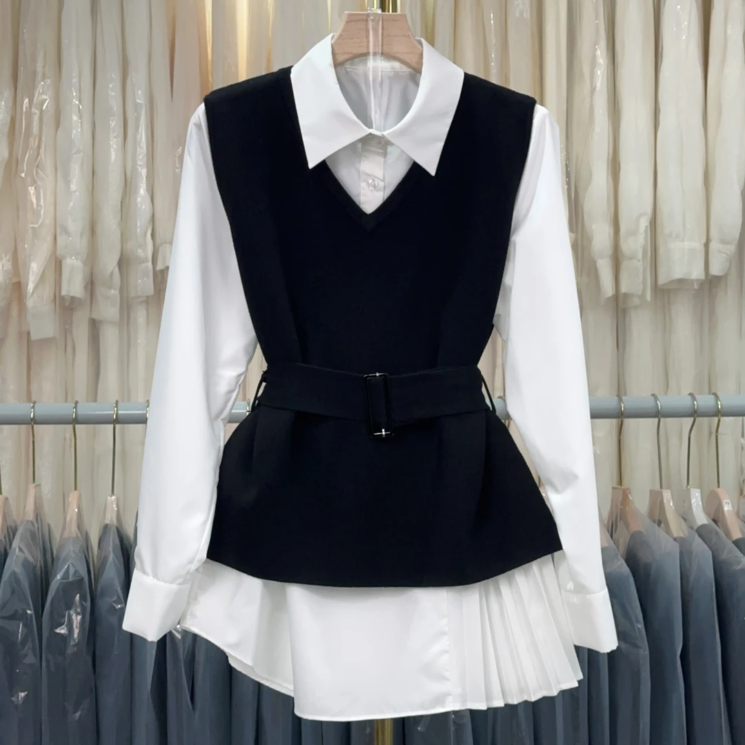 【RG3550】2024年秋冬新款时尚气质百搭减龄显瘦新款小衫