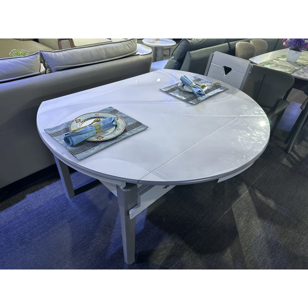 家用餐桌简约可伸缩