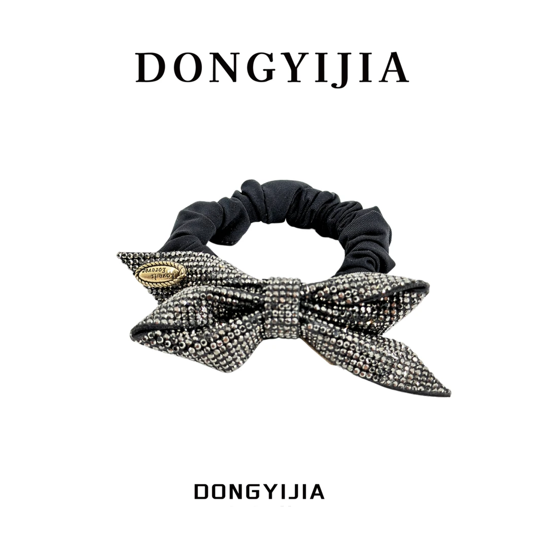 DYJ069(清欢发圈)重工款 蝴蝶发圈气质时尚百搭ins小众简约法式。