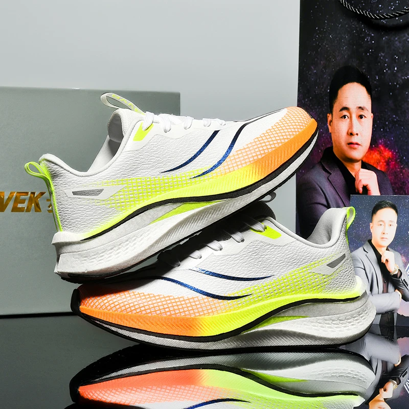 男女同款运动鞋减震网面跑鞋休闲百搭透气潮流跑步鞋