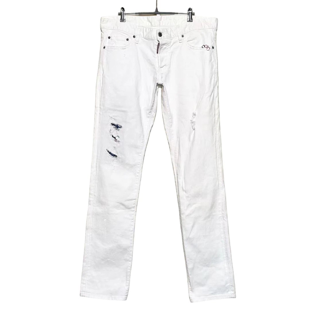 Dsquared2 休闲 时尚 破坏 牛仔裤/52码/95+新/XG-Y19711