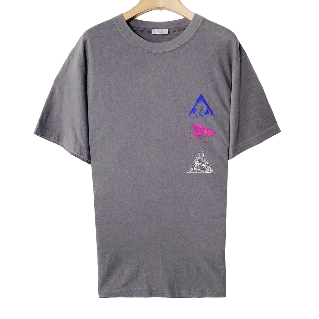 迪奥/Dior 时尚 印花 短袖 T恤/xl码/95+新/XG-Y20195