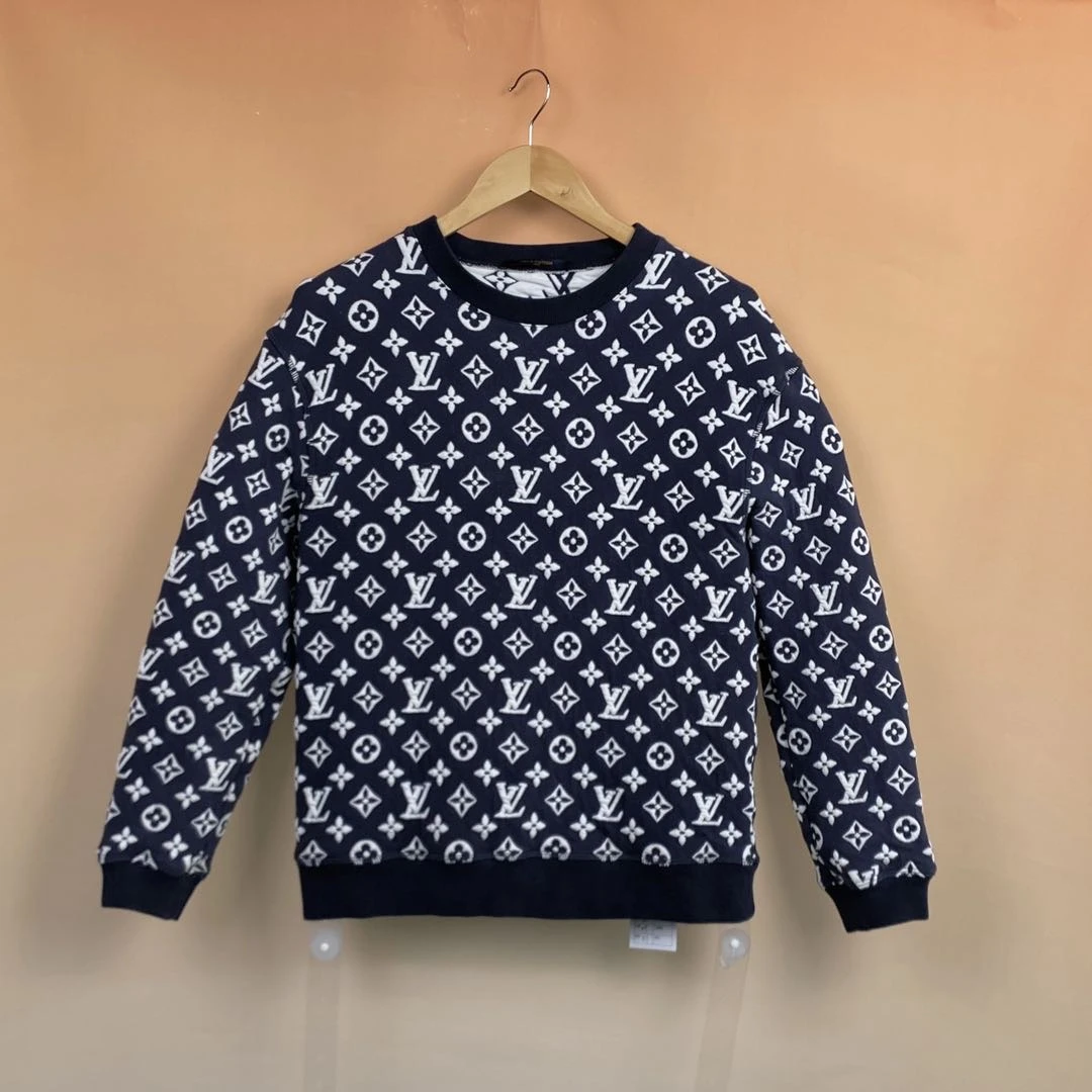Louis Vuitton/路易威登 LV 三花 满印 卫衣/XS码/95+新/XG-Y7889