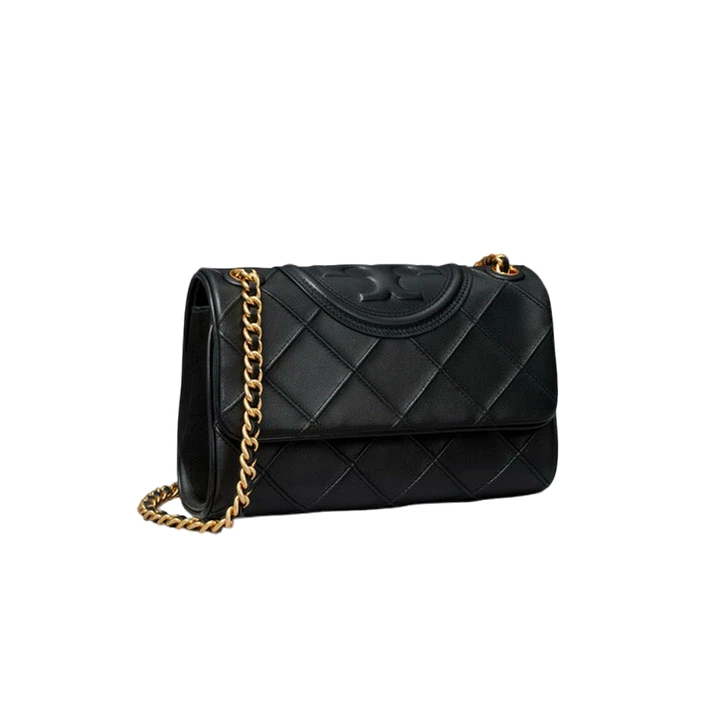 TORY BURCH/汤丽柏琦 黑色皮革斜挎单肩包小号女款139060-001