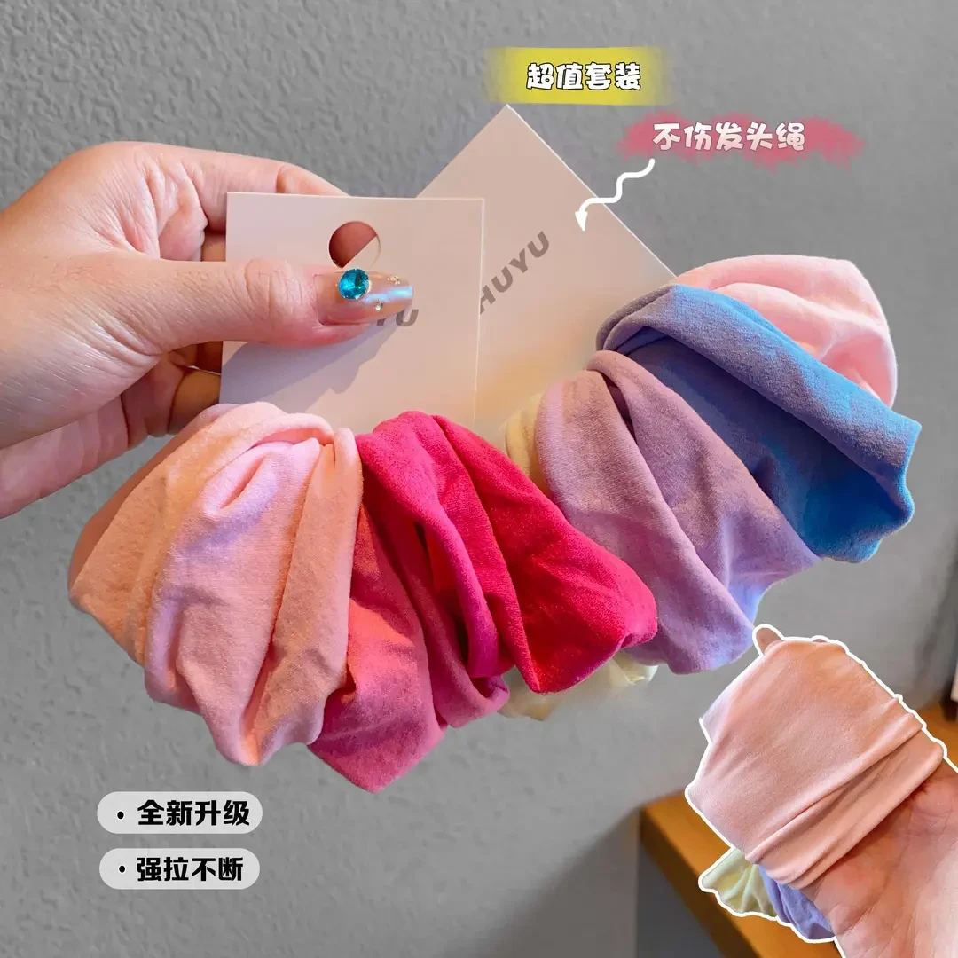 秋季少女加宽头饰超高弹力不伤发橡皮筋小女孩扎头发头绳女童发饰