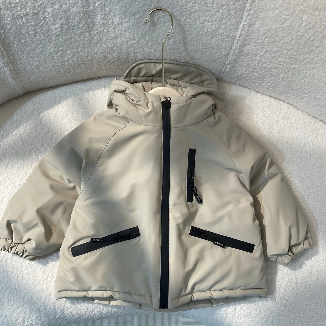 【BM】后背字母连帽羽绒服BMD23657
