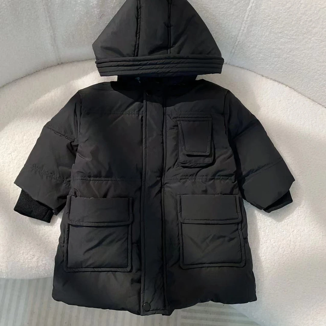 【BM】长款黑金羽绒服BMD23737
