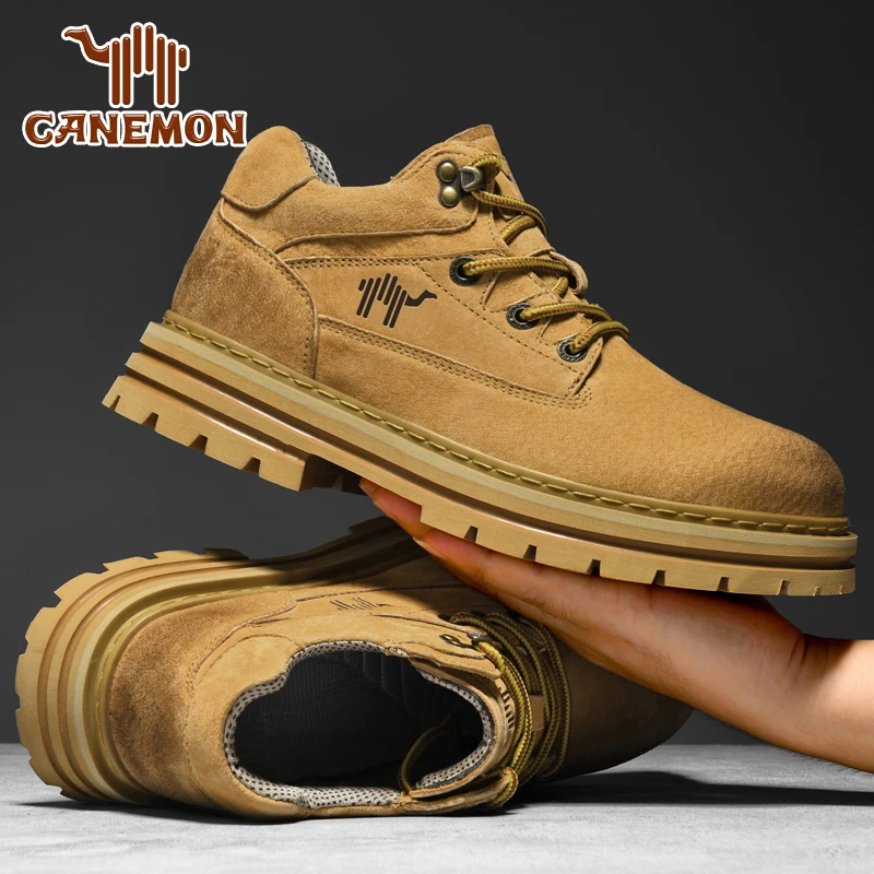 【领航骆驼】户外休闲时尚百搭复古高帮潮流英伦休闲马丁靴工装鞋