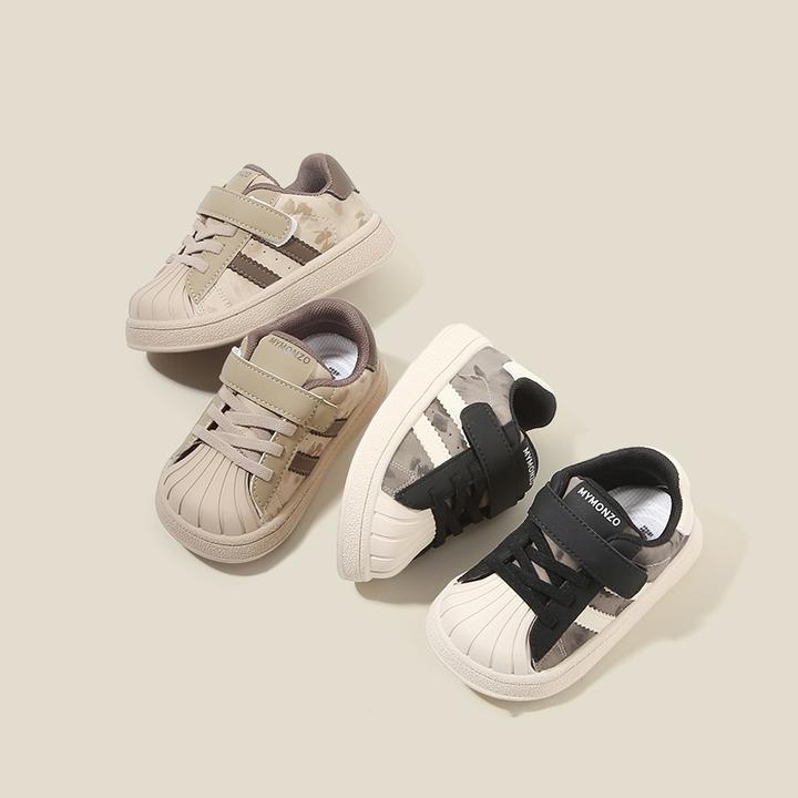 ABC宝宝运动鞋春秋季休闲板鞋男婴儿软底学步鞋女小童贝壳头鞋子