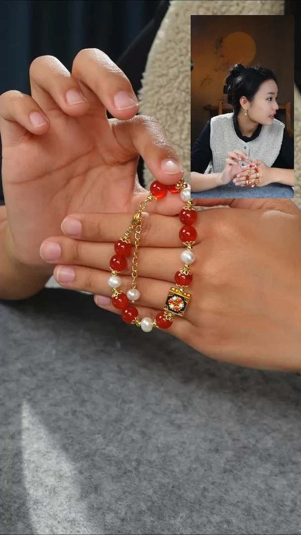 【闪购商品】玛瑙/玉髓手链未镶嵌手串/NN/1